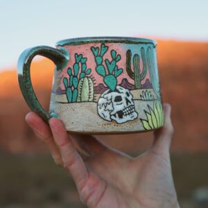 Desert solitude mug