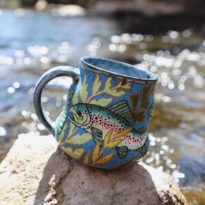 Rainbow trout mug
