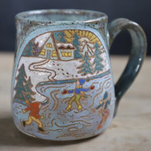 Ice skate mug #1