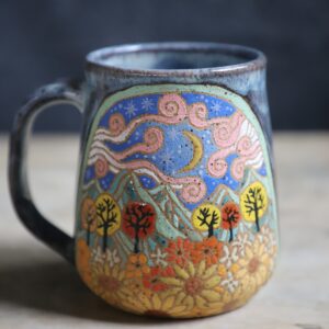 Fall in the Mountains mug