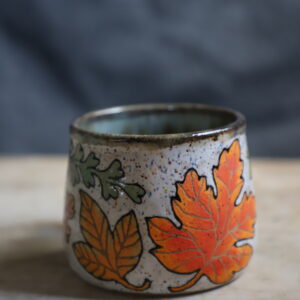 Fall leaf mug