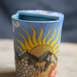 Setting sun tumbler