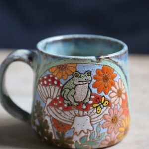 Toad on a toadstool mug