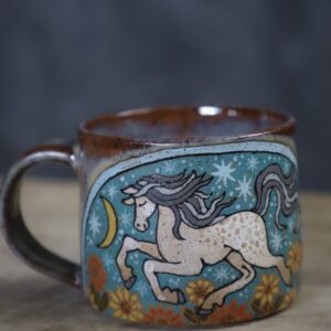 Wild horse mug