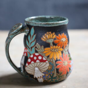 Fungi garden mug