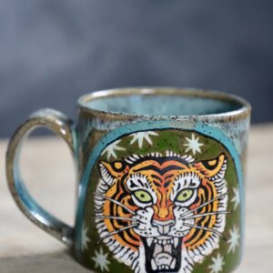 Tiger & stars mug