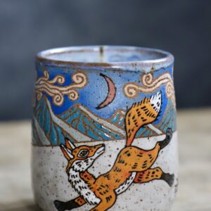Winter fox mug