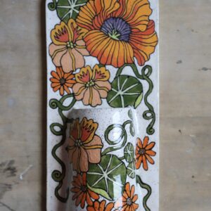 Poppy nouveau wall vase