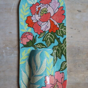 Peony wall vase