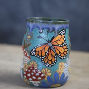 Monarch garden mug
